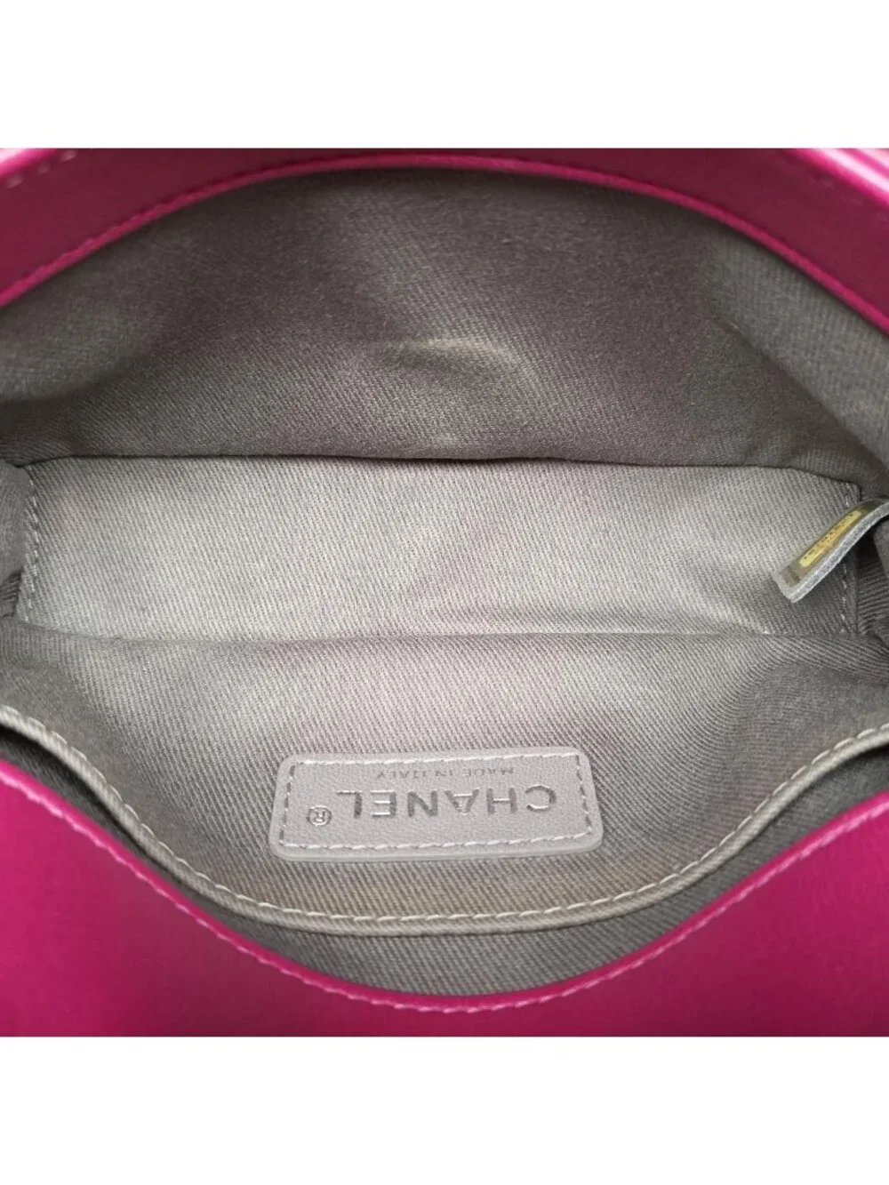Chanel Boy Rose Red Velour Shoulder